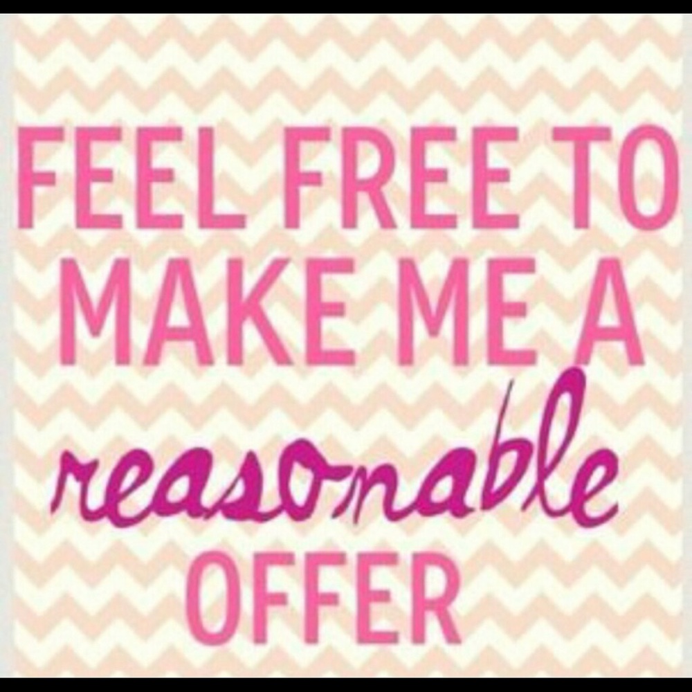 See something you like? Make me an offer 😊